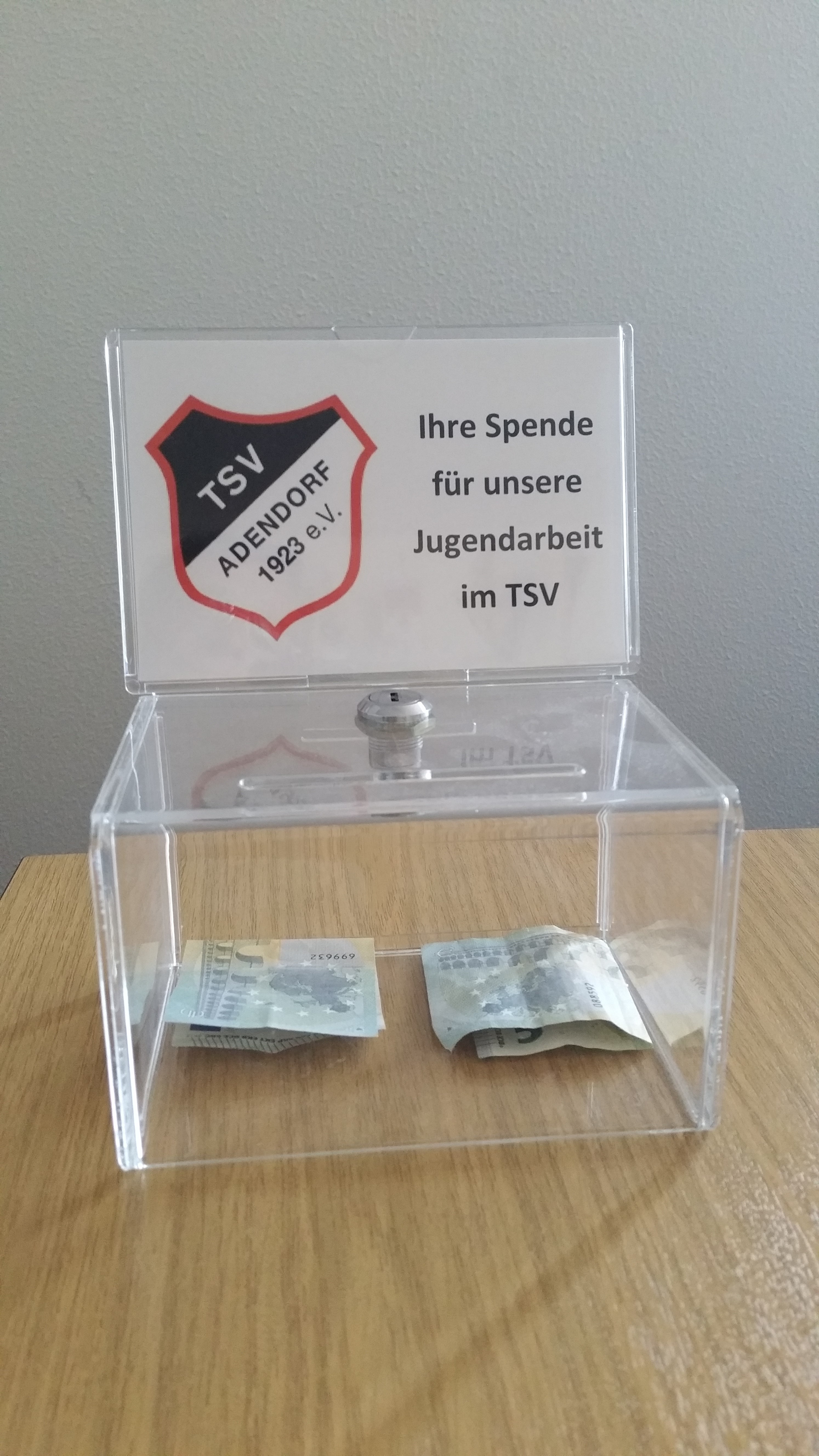 Spendenbox TSV Adendorf